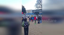 US: Anger Erupts In Downtown Atlanta As Protesters Condemn ICE Actions At Hurt Park