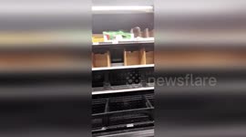 US: Empty Shelves Expose Storm-Driven Panic Buying At Nicholasville Walmart