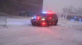 Minneapolis Anti-ICE Protestors During Snow Storm 5