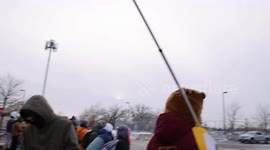 Minneapolis Anti-ICE Protestors During Snow Storm 4