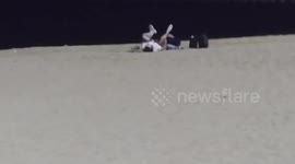 Brit, 23, arrested for sex act with woman, 61, on beach in Thai 'Sin City' Pattaya