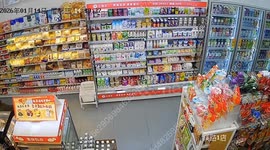 China: Monkey in China walks into store for a self-service snack