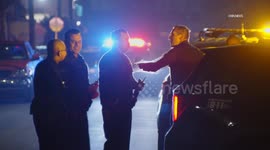 US, Los Angeles: Exposition Park Pursuit Suspect Enters Unknown Residence While Trying To Flee Officers