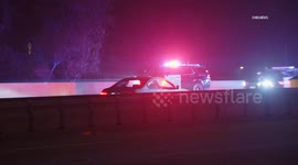 US, Los Angeles: Brentwood Wrong-Way Driver Taken Into Custody