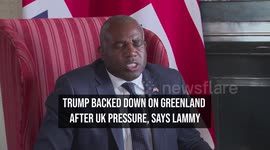 Trump Backed Down On Greenland After UK Pressure, Says Lammy