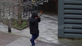 Three of five men charged with assaulting woman ‘drugged by husband’ seen arriving at court