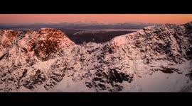 Greenland: Pink sunset in Greenland