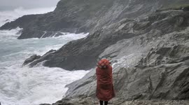 UK Weather: See the Dramatic Impact of coastal storms and Relentless Rain