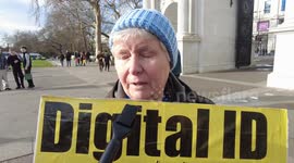 Protest No Digital ID on babies London, UK