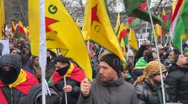 Germany: Protesters back Rojava denounce Syrian leader