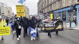 Scotland: No to Digital ID Protest in Glasgow