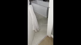 Twin toddlers gone quiet, discovered in bathroom covered in Sudocream