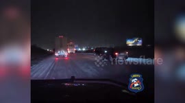 Multiple Vehicles Involved in I-35 Crashes Amid Icy Conditions