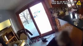 Westlake Officer Helps Transport Dog During Medical Emergency