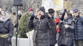 New York City Council Member issues “f—- you” message to ICE at Union Square protest