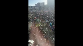 Thousands Rally Against ICE Inside Minneapolis Target Center Amid Subzero Cold