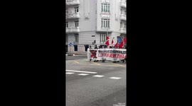 Anti-Imperialism Protest in Madrid: Voices for Palestine, Venezuela, and Against Trump