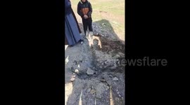 Syria: Fall of a rocket shell in the vicinity of Al-Jamil town in the countryside of Jarablus city