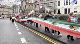 Scotland: Iranian Support March in Glasgow 3