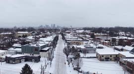 Snowstorm in Louisville, Kentucky | Bardstown Road | The Highlands Neighborhood | January 25th 2026 | Drone Footage 4K | Centered Shot + Panoramic