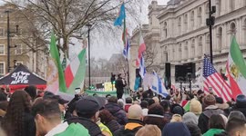 What is the cause of the global anger in 2026? Iranian anti-government protest for a free Iran in London, England