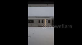 NY: Heavy Winter Snow Storm Impacts New York City 4