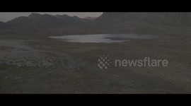 Greenland: Sunset in Greenland Backcountry