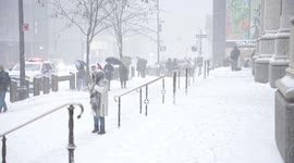 Fierce Winter Storm Brings Heavy Snowfall To New York City 4/5