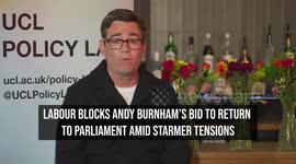 Labour Blocks Andy Burnham's Bid To Return To Parliament Amid Starmer Tensions