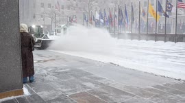 Fierce Winter Storm Brings Heavy Snowfall To New York City 2/5