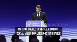 Macron Pushes Fast-Track Ban On Social Media For Under-15s In France