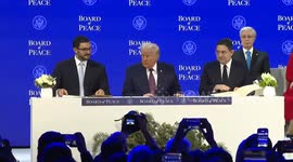 Trump signs 'Board of Peace' charter in Davos