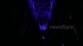 Immersive art show transforms Saint-Eustache Church in Paris
