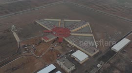DRONE - Syrian army captures al-Aktan Prison from YPG/SDF in Raqqa