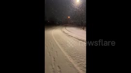 US: Steady Snow Brings Over 3 Inches of Accumulation to Frankfort, KY