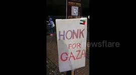 UK: People Support Palestine With Demonstration in Glasgow