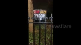 UK: People Demonstrate in Support of Palestine in Glasgow