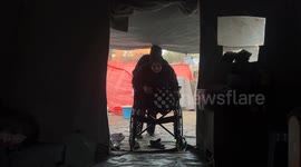 Palestinian mother who lost her legs in Israeli strike struggles to survive in Gaza tent