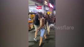 Two British tourists arrested over fight with American at Thai party hotspot