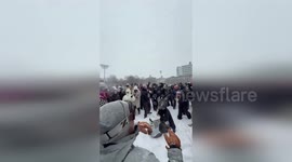 Epic Snowball Fight Breaks Out At Brooklyn’s McCarren Park During Major Snowstorm