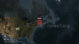 MOTION GRAPHICS - Private jet carrying 8 people crashes in northeastern US state