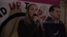 'F*** ICE!' Minnesotans in London, England, address crowd gathered for solidarity rally with Minneapolis