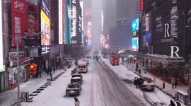 DRONE - Winter storm sweeps across US, disrupting travel and cutting power