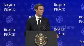 Trump’s son-in-law Kushner speaks in Davos during Trump’s Board of Peace announcement