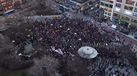 Hundreds of protesters in New York rally against ICE