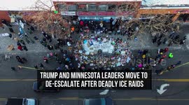 Trump and Minnesota Leaders Move to De-escalate After Deadly ICE Raids