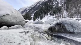 Jammu and Kashmir: Snowstorms Hit Kashmir region