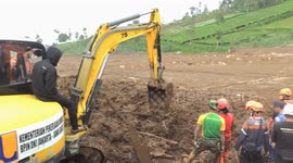 Indonesia landslide death toll climbs to 25 as dozens still missing