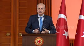 Syria's future must be shaped by its people through democracy: Turkish parliament speaker