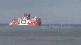 Türkiye’s ultra-deepwater drilling vessel 'Yildirim' arrives at Black Sea port